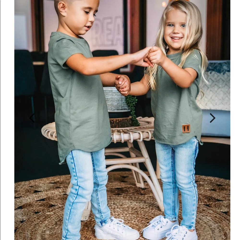 beau hudson military green tee